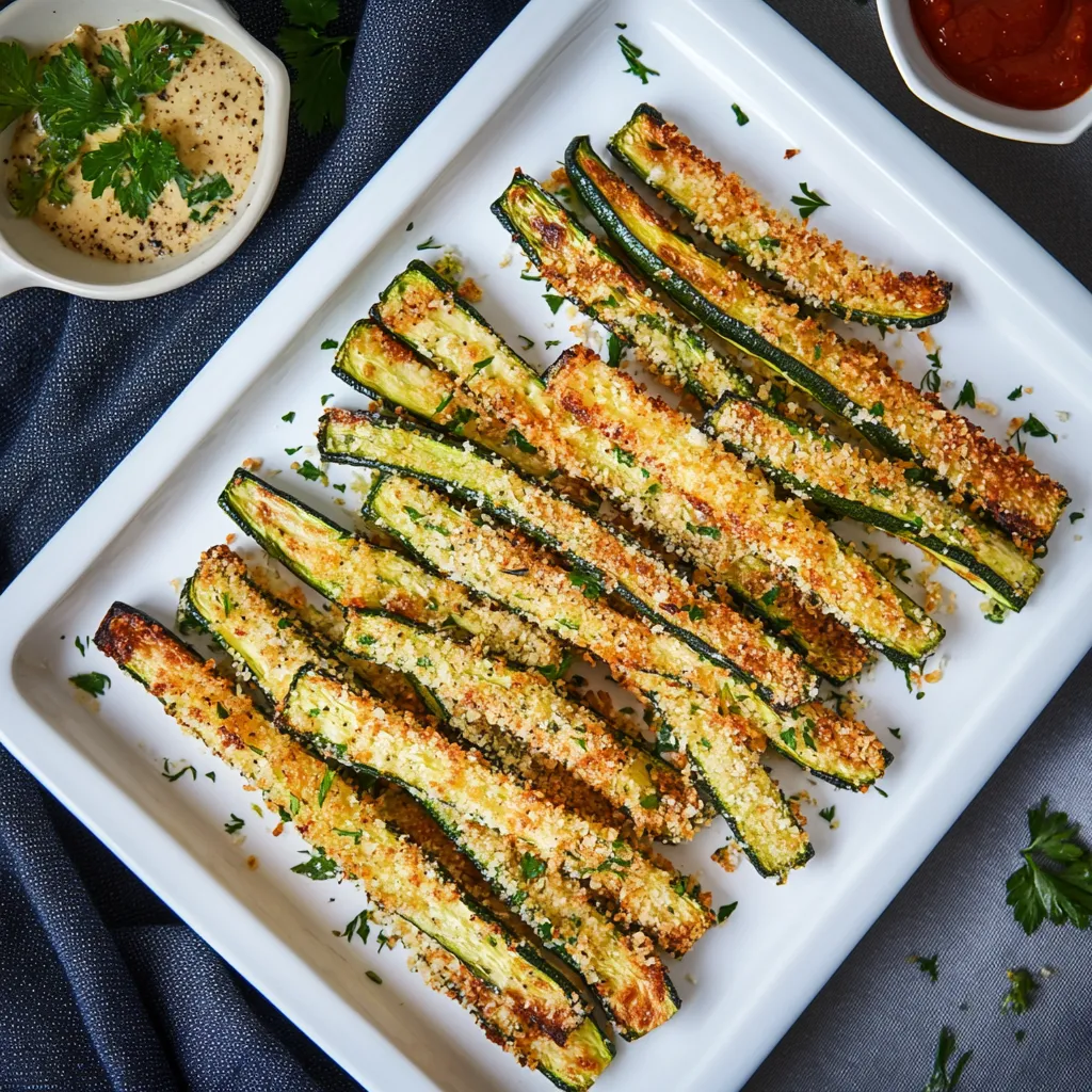 Crispy Baked Keto Zucchini Fries