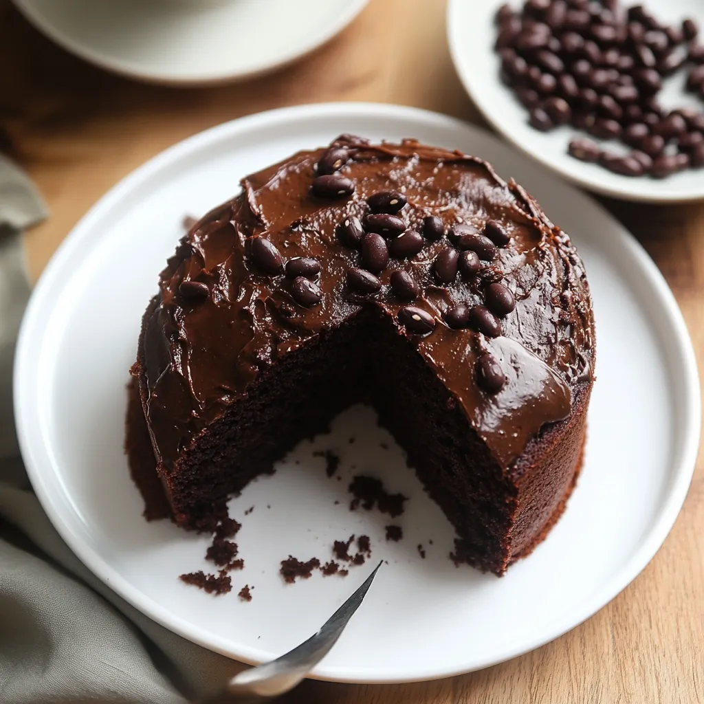 Healthy Black Bean Chocolate Cake