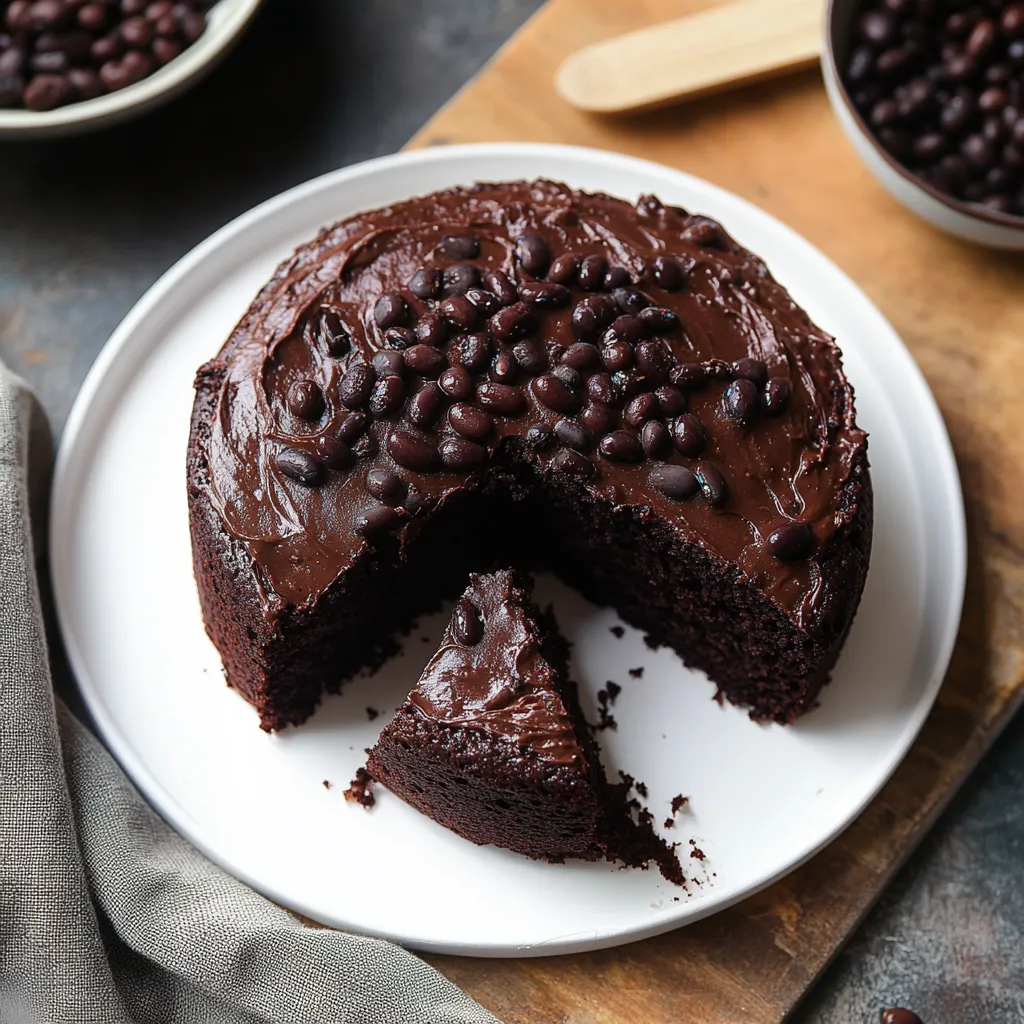 Healthy Black Bean Chocolate Cake