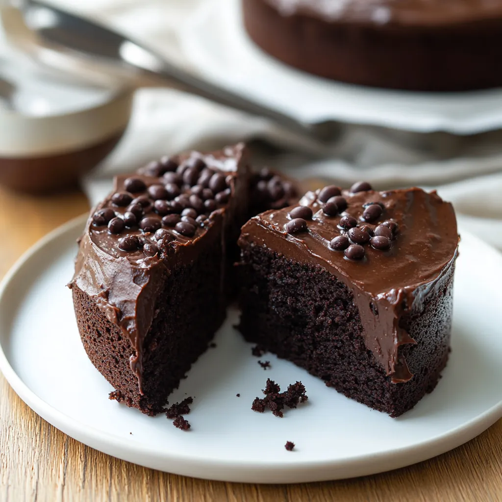 Healthy Black Bean Chocolate Cake
