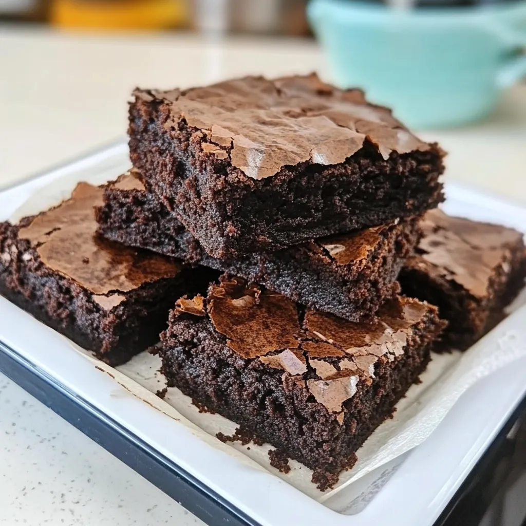 Air Fryer Boxed Brownies
