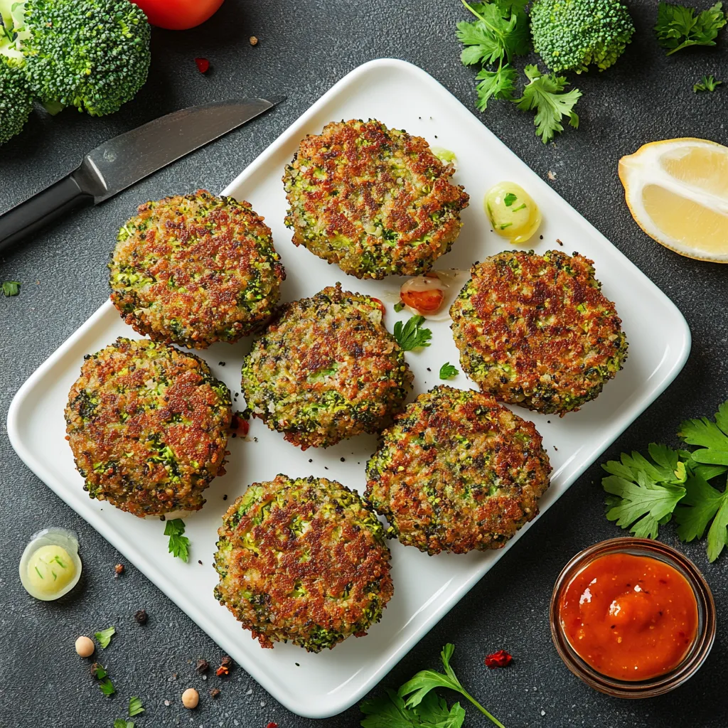 Fried Broccoli Cakes