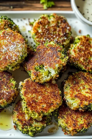 Fried Broccoli Cakes