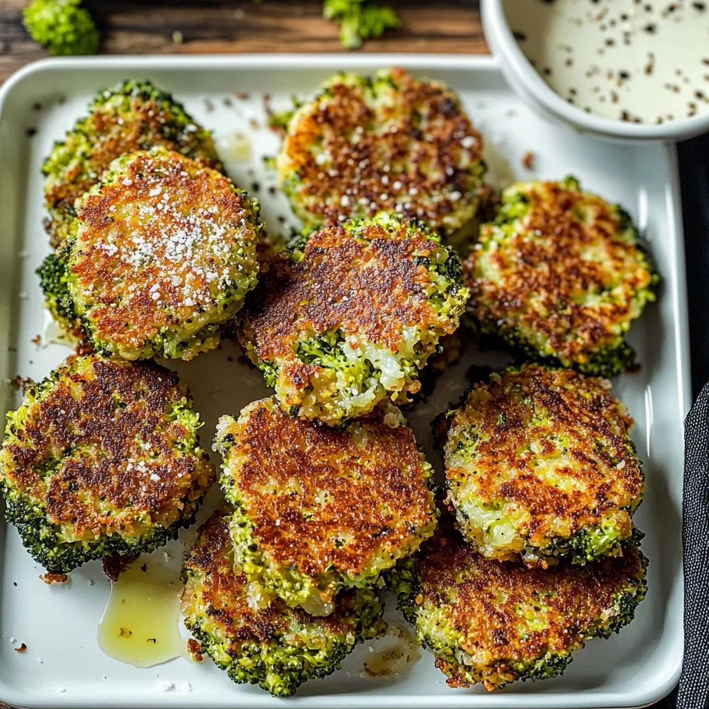 Fried Broccoli Cakes