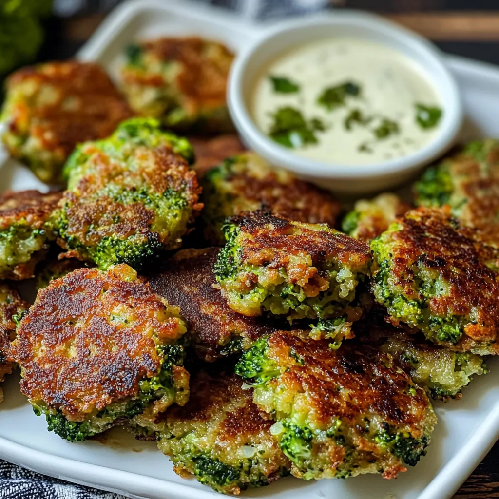 Fried Broccoli Cakes