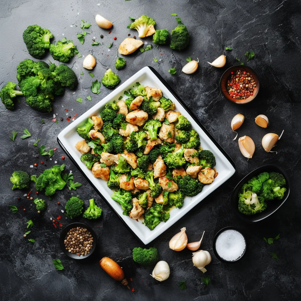 Low Carb Chicken Broccoli Skillet