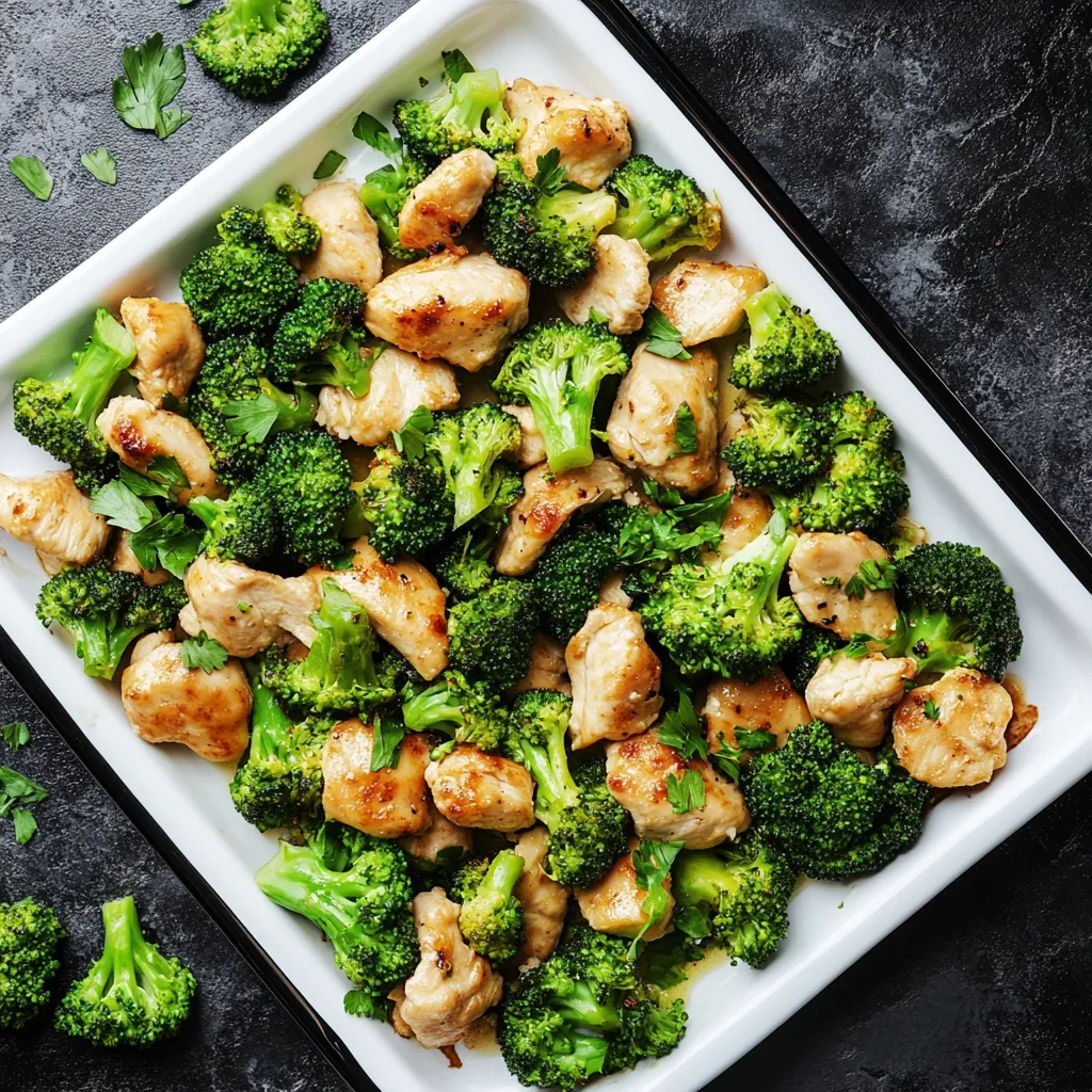Low Carb Chicken Broccoli Skillet