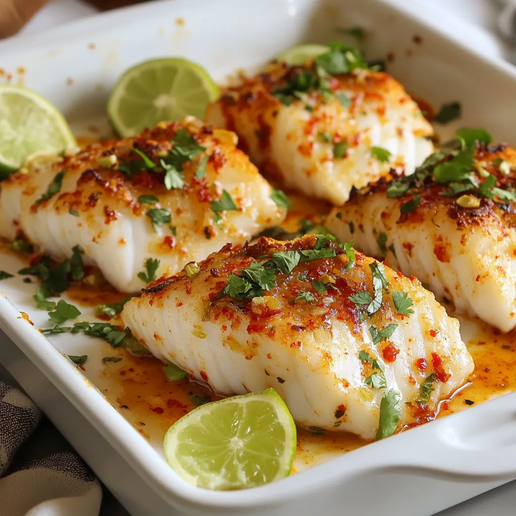 Chili Lime Baked Cod