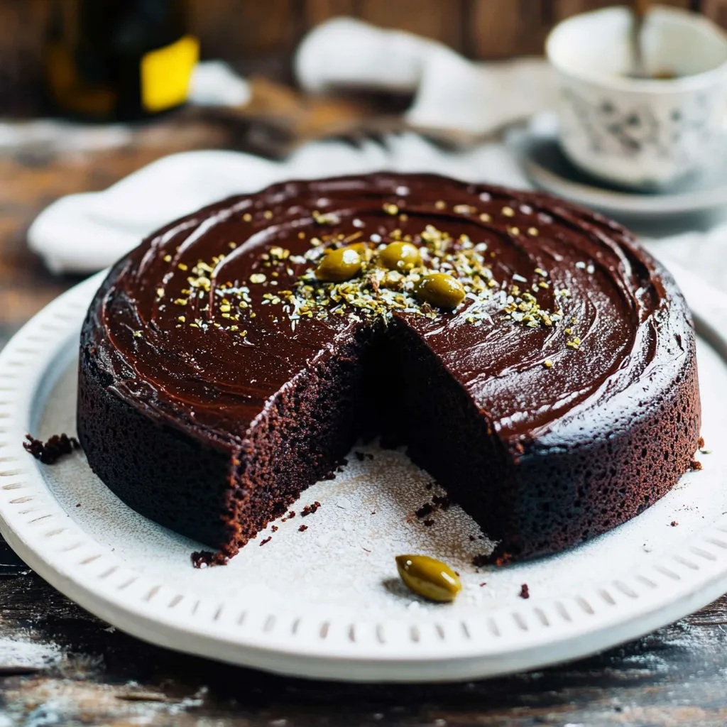 Chocolate Olive Oil Cake