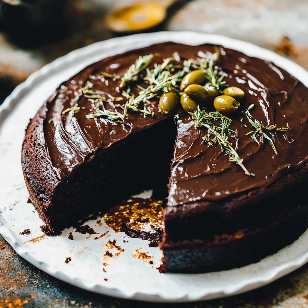 Chocolate Olive Oil Cake