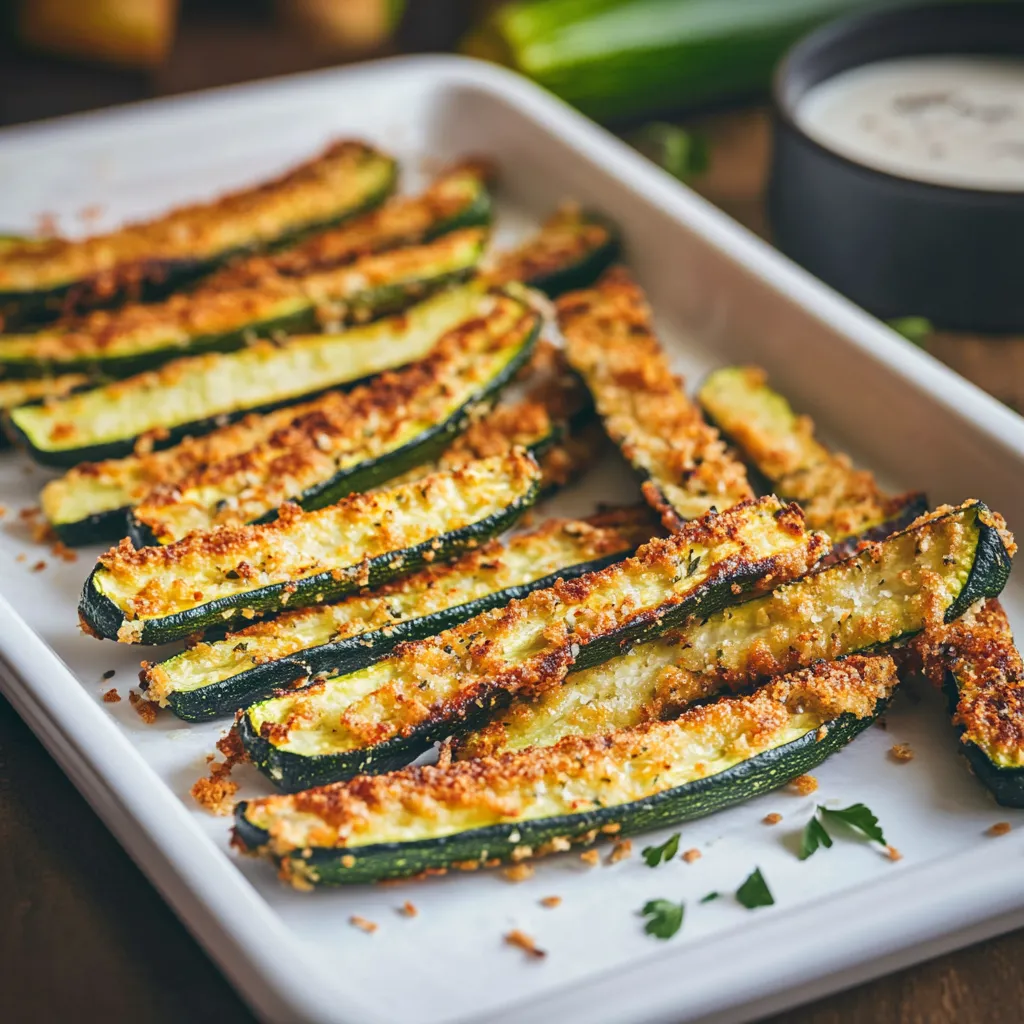 Crispy Baked Keto Zucchini Fries