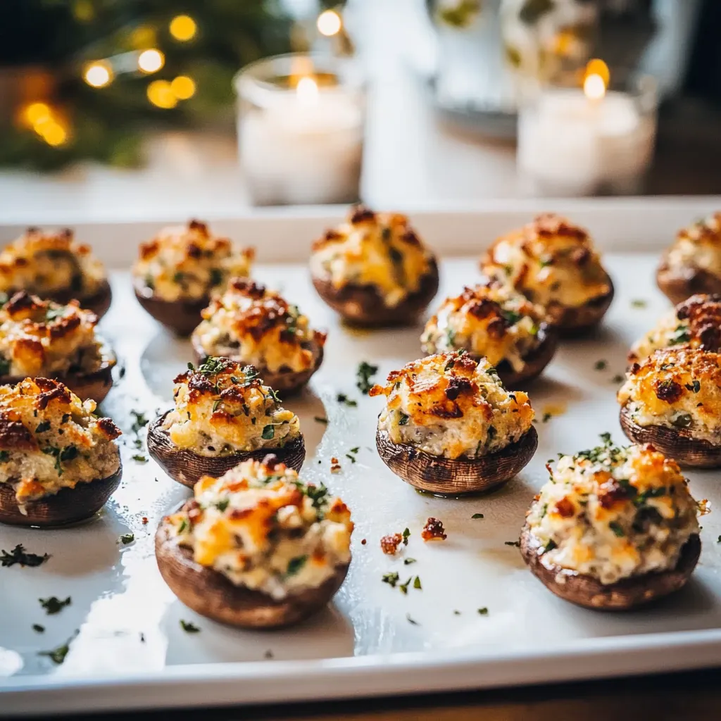 Easy Keto Stuffed Mushrooms