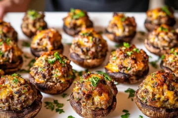 Easy Keto Stuffed Mushrooms