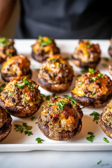 Easy Keto Stuffed Mushrooms
