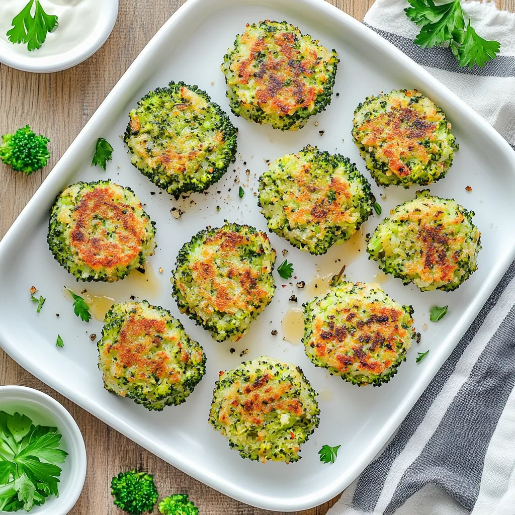 Fried Broccoli Cakes