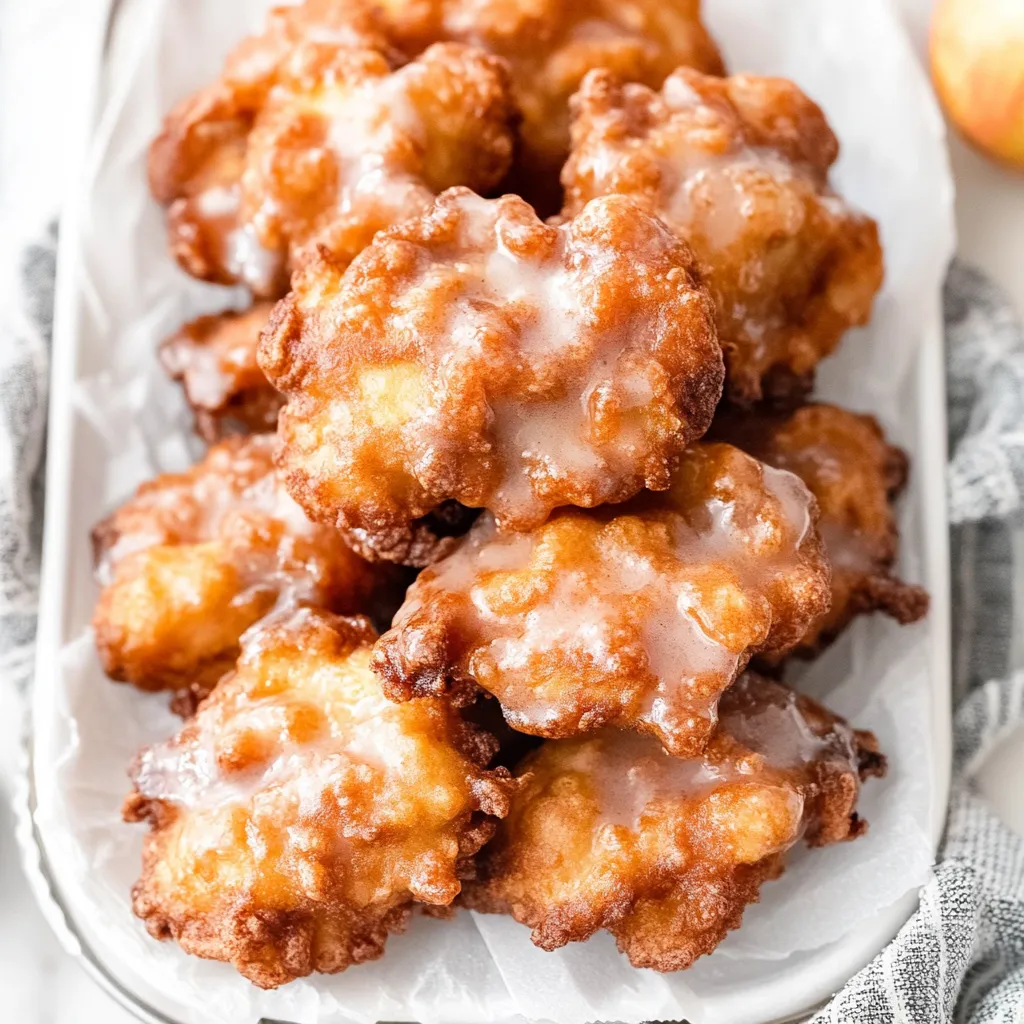 Air Fryer Apple Fritters