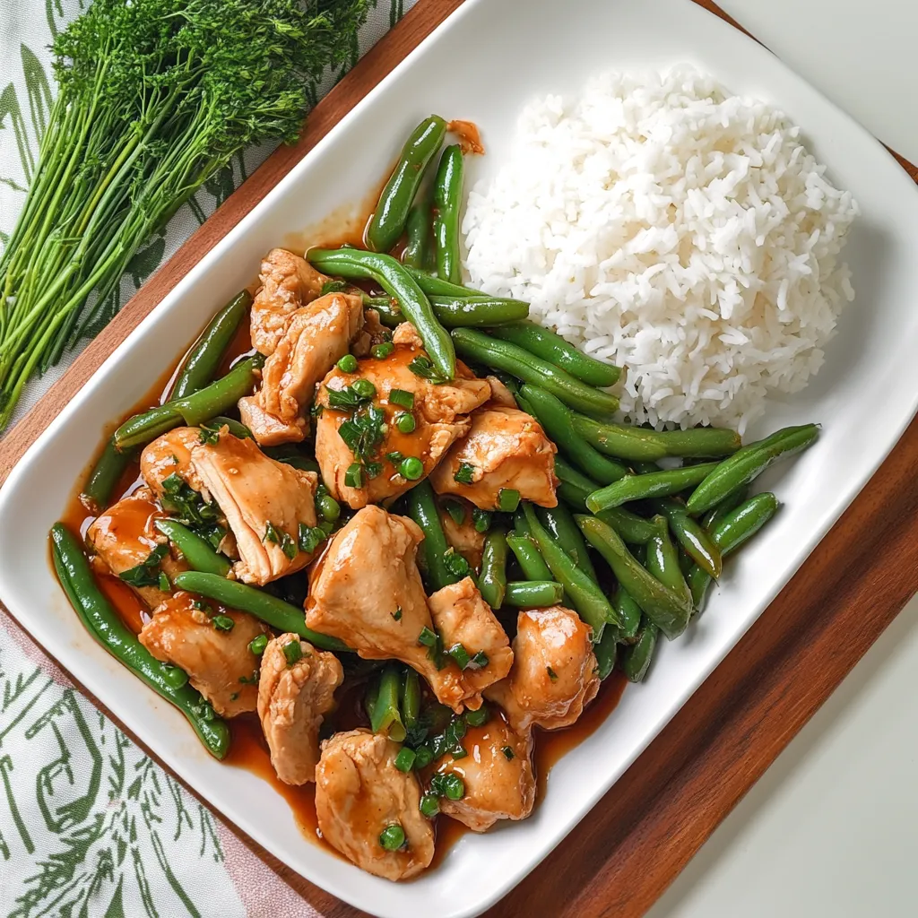 Chicken with Green Beans and Rice