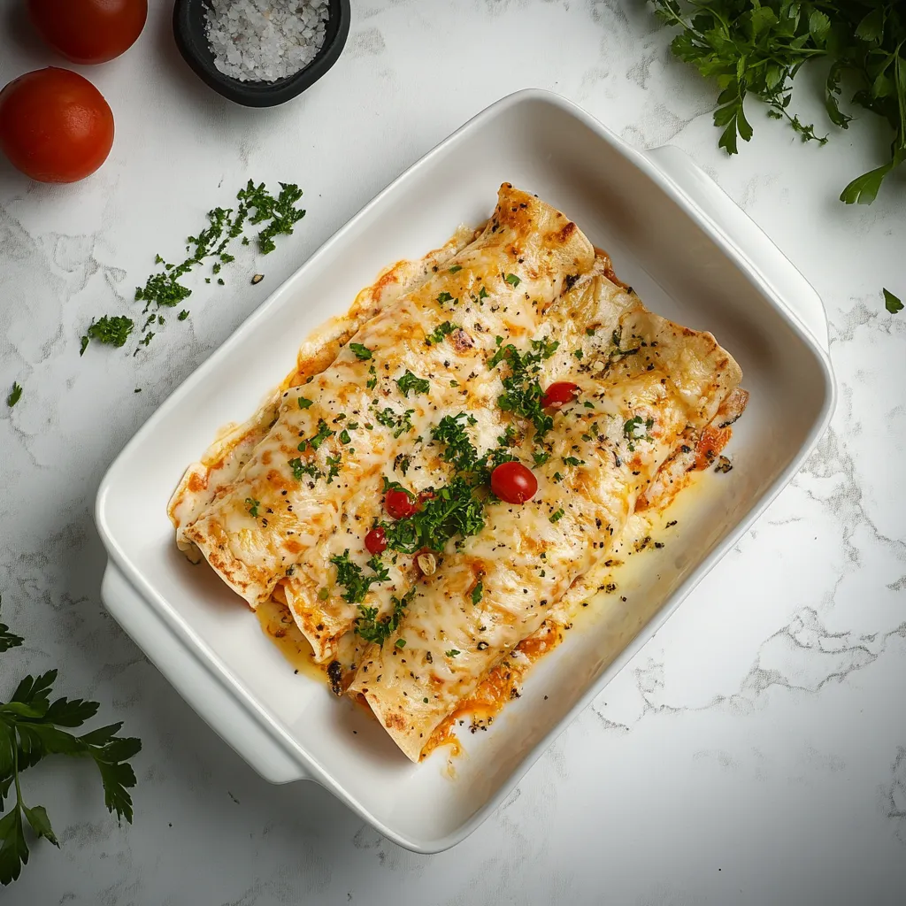 Protein Chicken Enchiladas