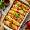 High Protein Chicken Enchiladas