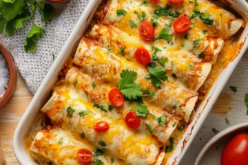 High Protein Chicken Enchiladas