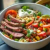 High Protein Steak Fajita Bowl
