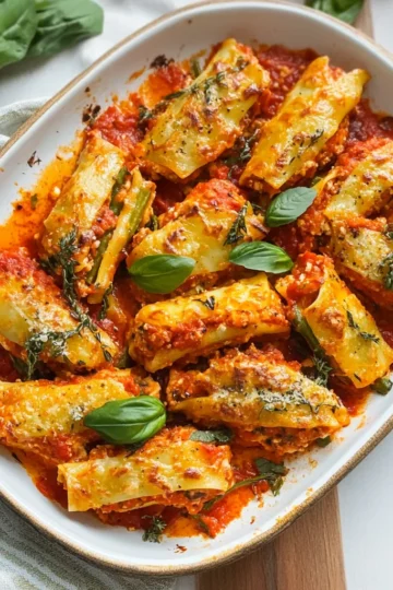 Lasagna Stuffed Chicken