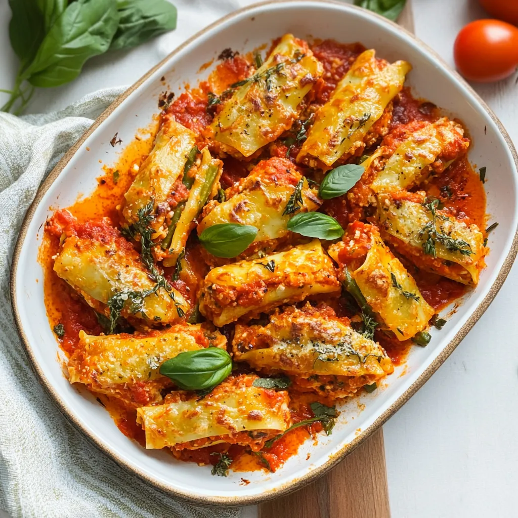 Lasagna Stuffed Chicken