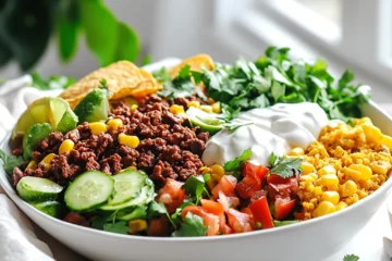 Low Carb Taco Salad Bowl