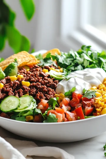 Low Carb Taco Salad Bowl