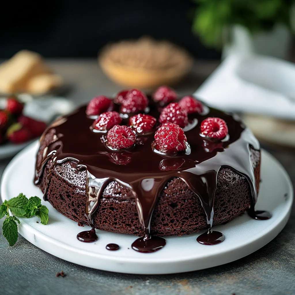 Moist and Rich Gluten Free Chocolate Cake