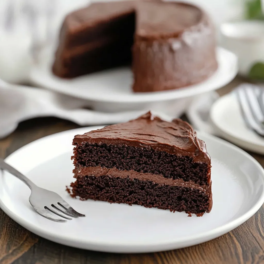 Moist and Rich Gluten Free Chocolate Cake
