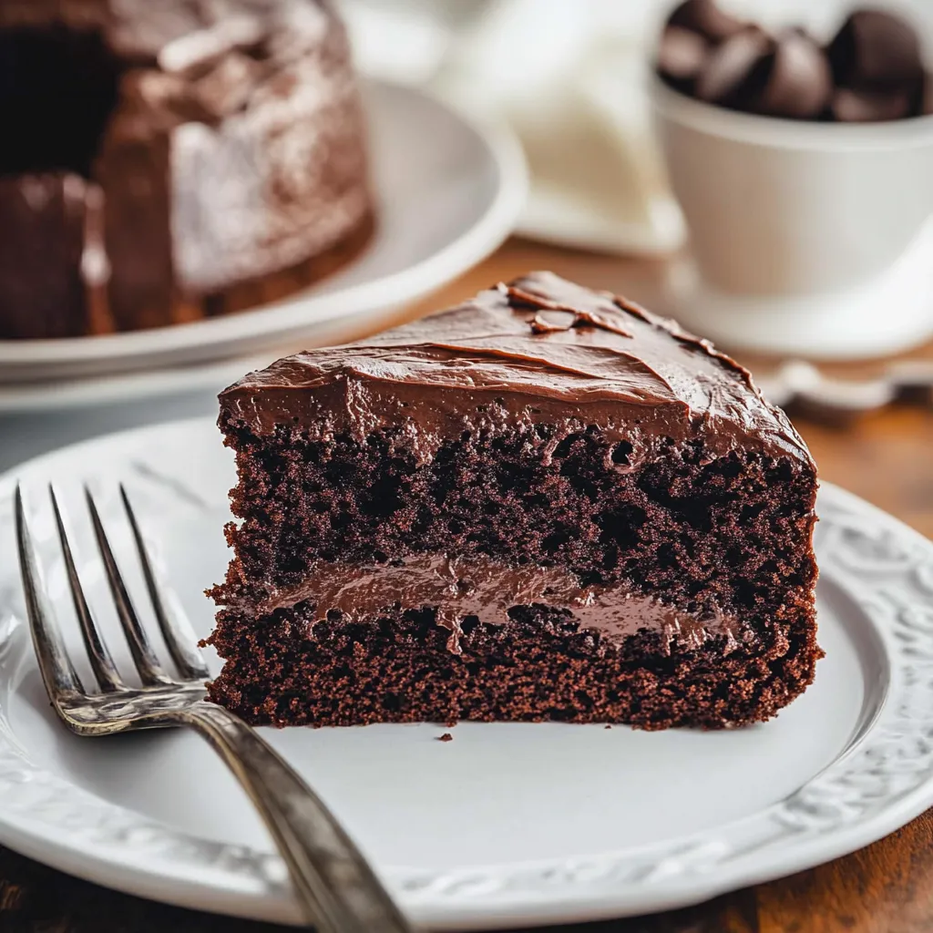 Moist and Rich Gluten Free Chocolate Cake