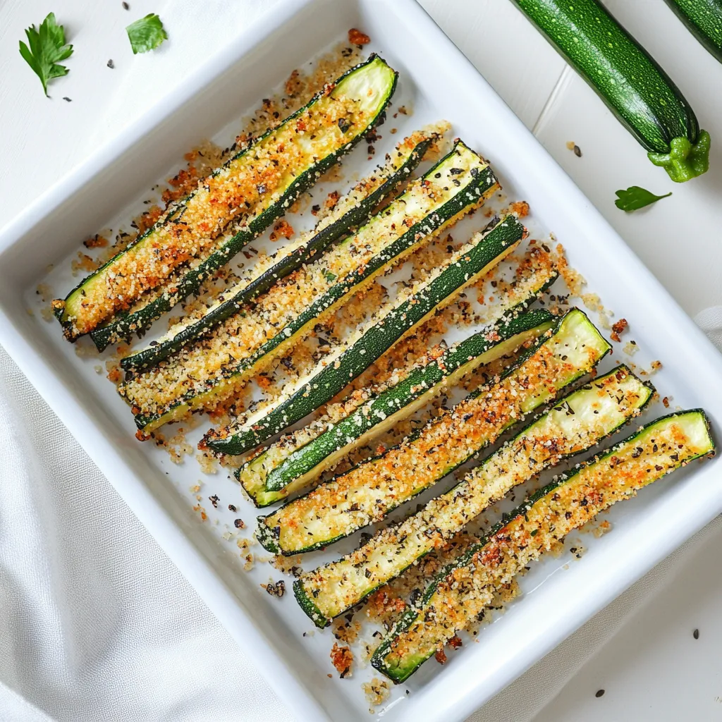 Crispy Baked Keto Zucchini Fries