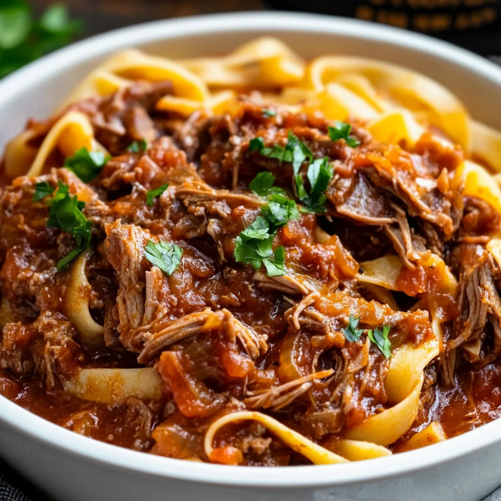 Slow Cooker Beef Ragu