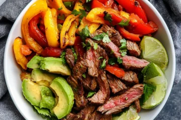 High Protein Steak Fajita Bowl – Low Carb