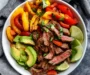 High Protein Steak Fajita Bowl – Low Carb