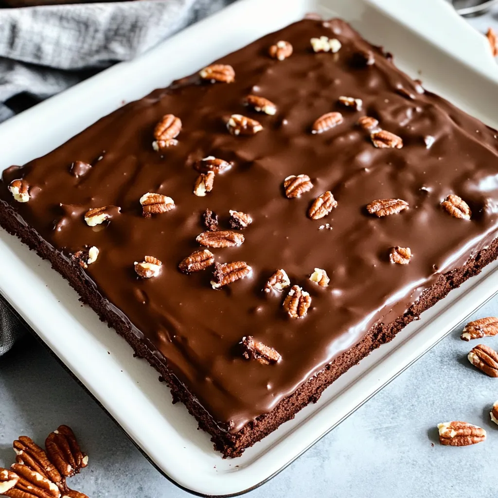 Gluten-Free Texas Chocolate Sheet Cake