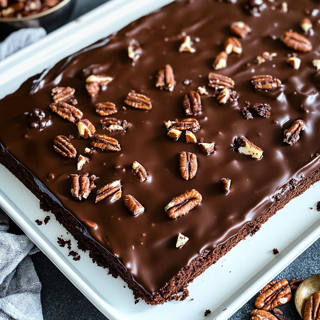 Gluten-Free Texas Chocolate Sheet Cake
