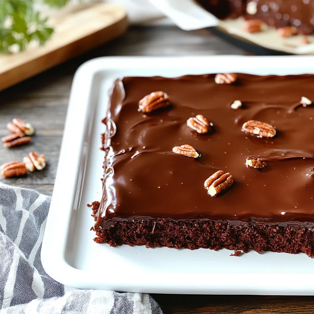 Gluten-Free Texas Chocolate Sheet Cake