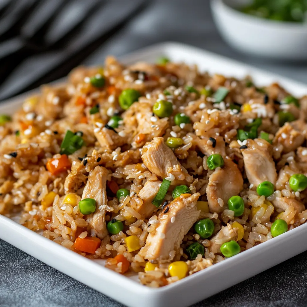 30-Minute Gluten Free Chicken Fried Rice