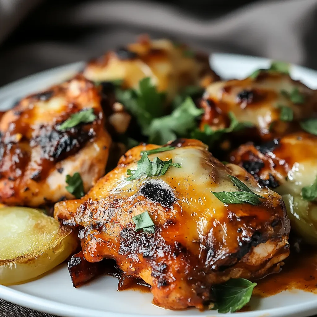 BBQ Chicken Thighs With a Low Carb Twist