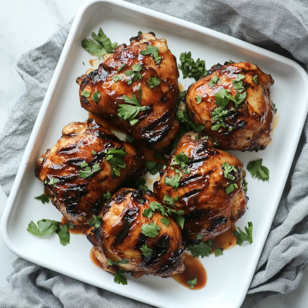 BBQ Chicken Thighs With a Low Carb Twist
