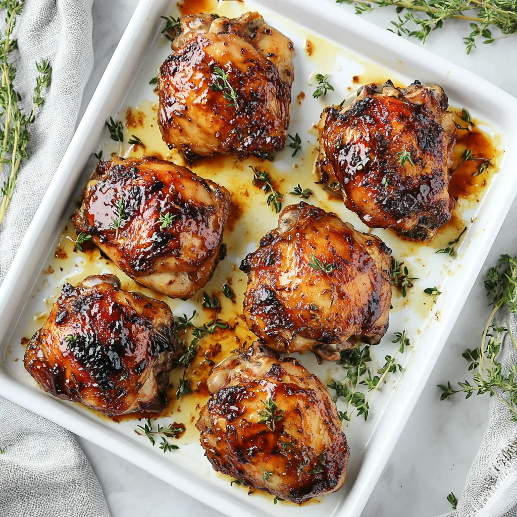 BBQ Chicken Thighs With a Low Carb Twist