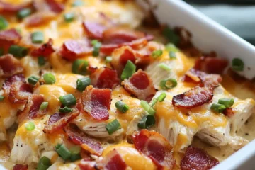 Keto Chicken Bacon Ranch Casserole