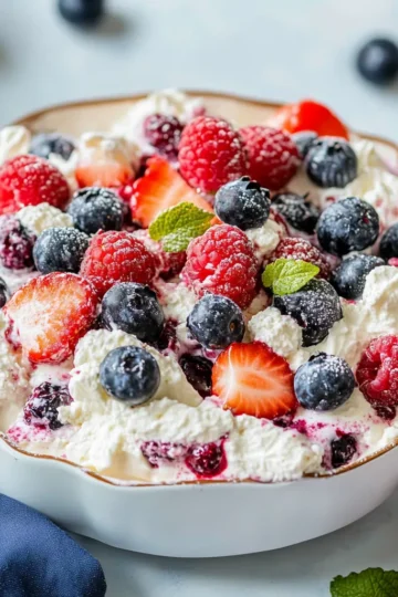 Low Carb Berry Cheesecake Salad