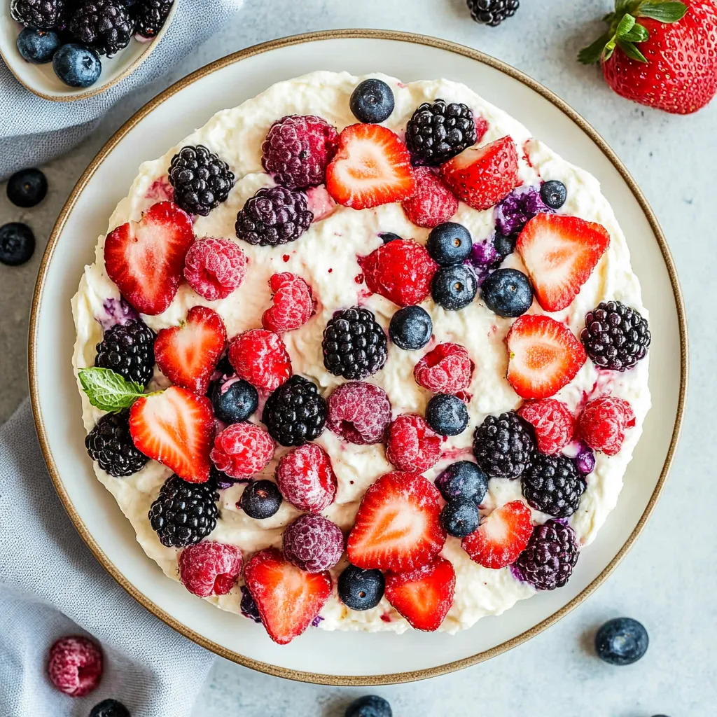 Low Carb Berry Cheesecake Salad