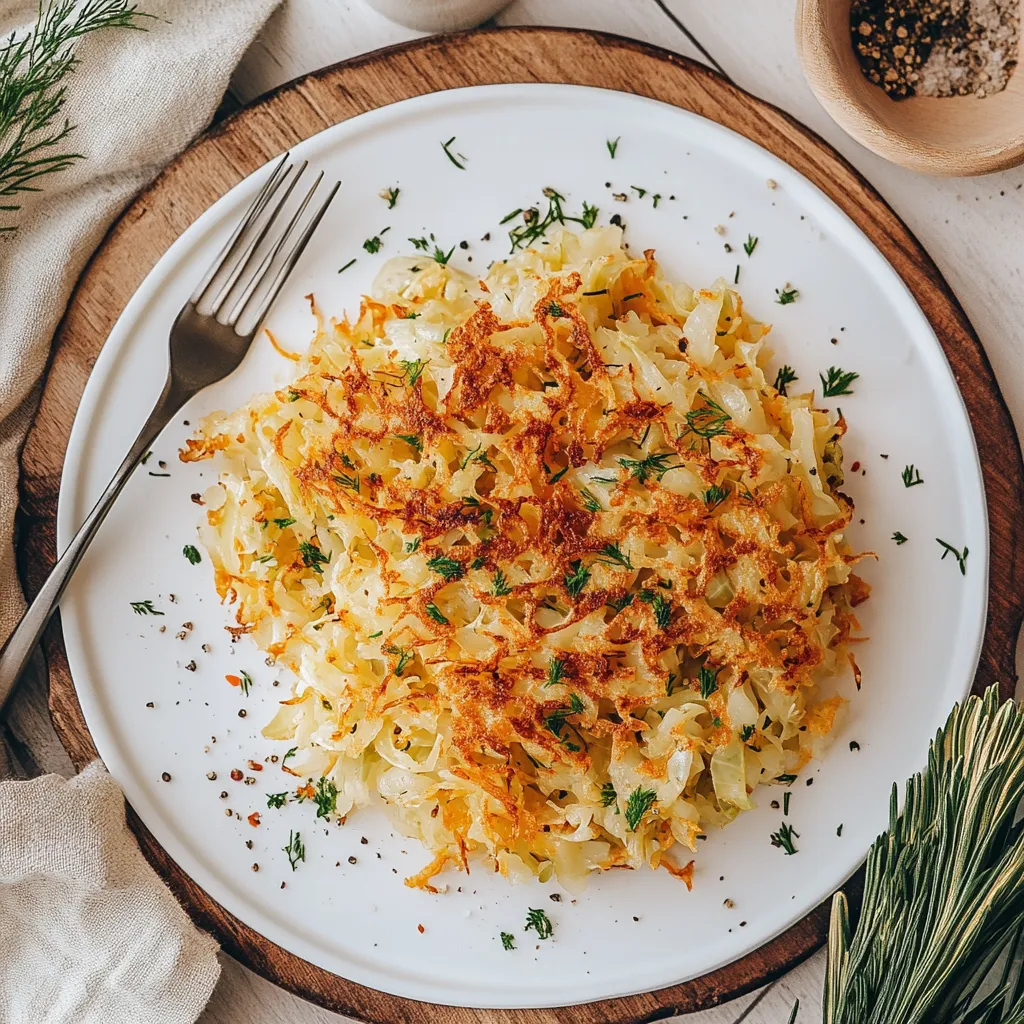 Keto Cabbage Hash Browns