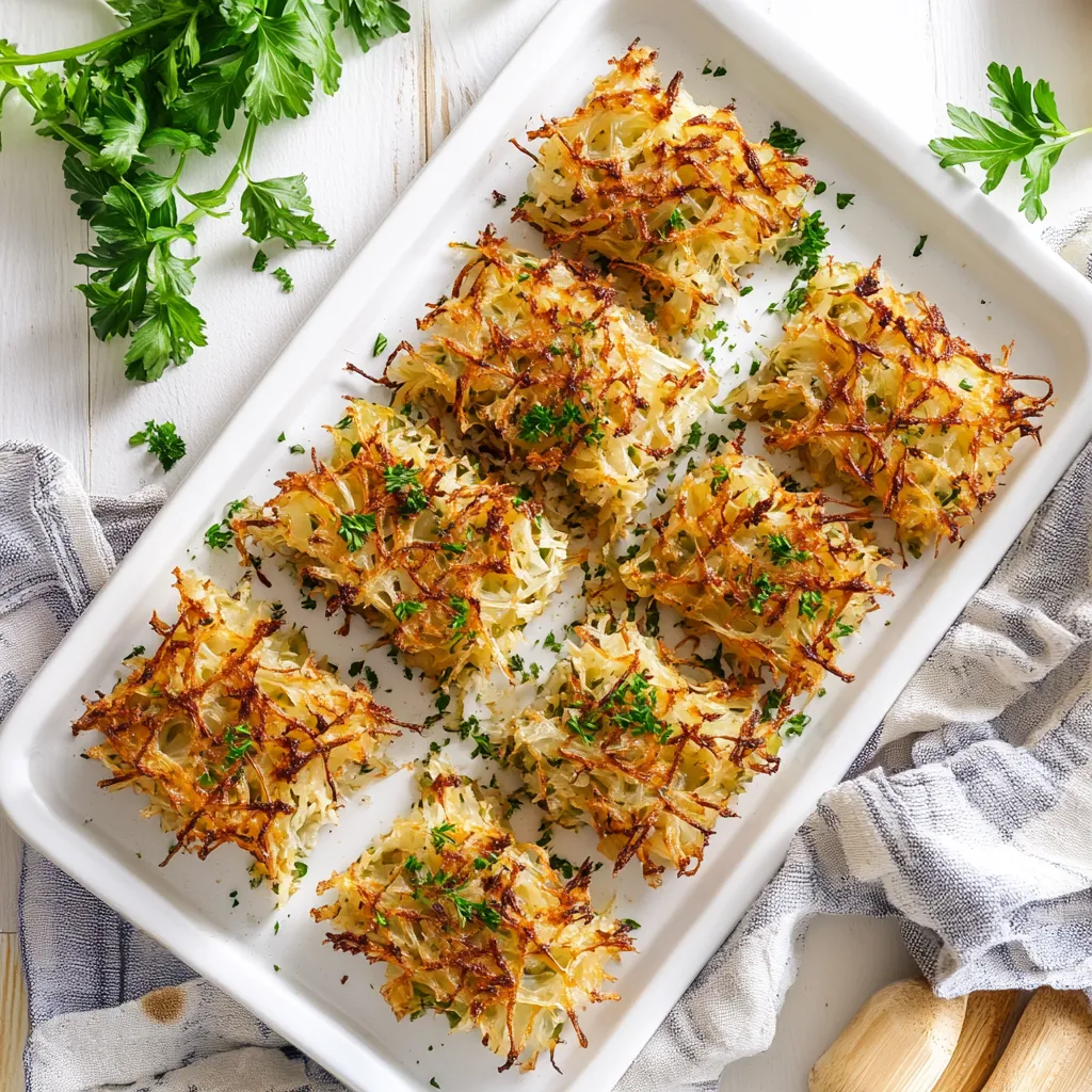 Keto Cabbage Hash Browns