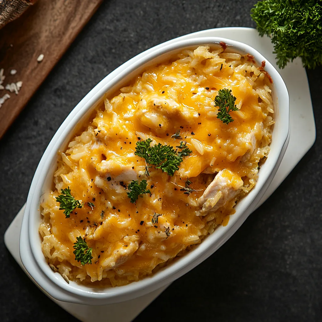 Cheesy Chicken and Rice