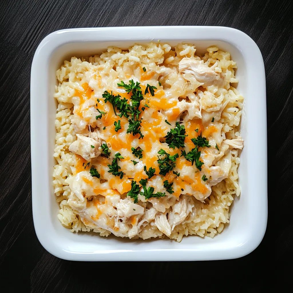 Cheesy Chicken and Rice